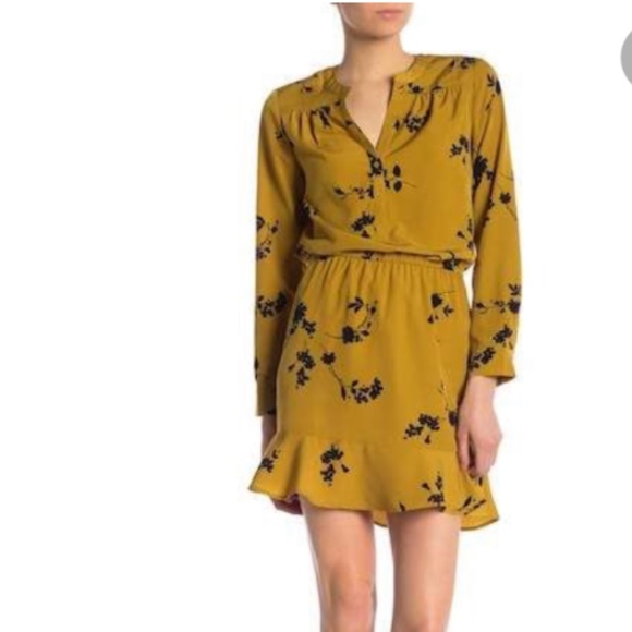 NWOT Anthropologie Joie Acey Floral Long Sleeve Dress, Small - Picture 2 of 8